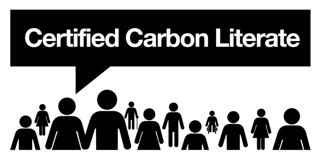Partnerscale Certified Carbon Literate accreditation